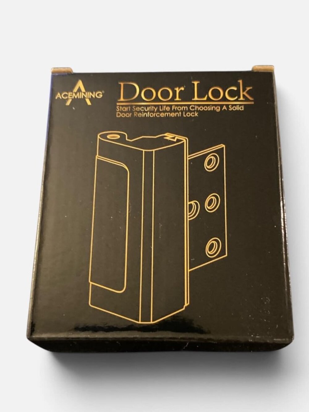 Heavy Duty Door Reinforcement Lock Kids Safety 800lbs | White | AceMining | NIB